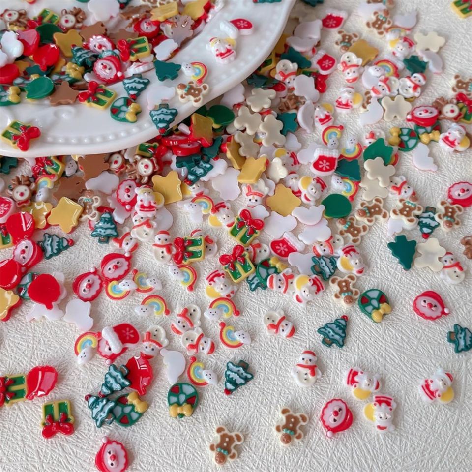 ख्रिसमस नेल Rhinestones